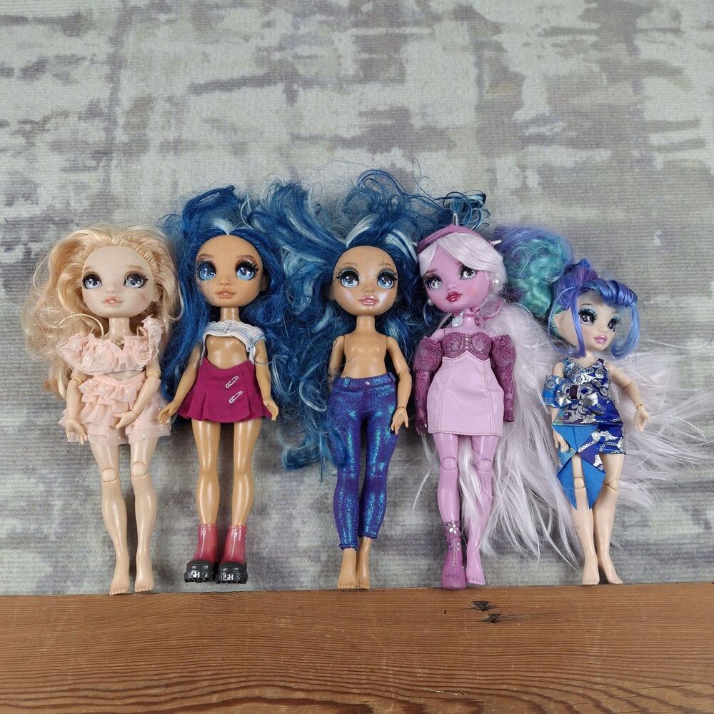 Rainbow High Doll Lot 5 Shadow High Victoria Skyler Lavender Loose Custom TLR